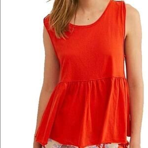 Free People Red Tank Top